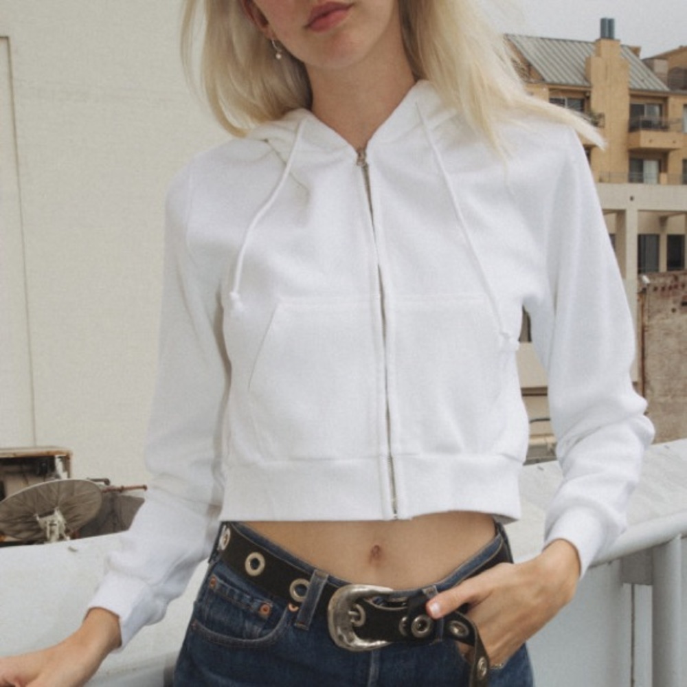 Brandy Melville Cropped Hoodie